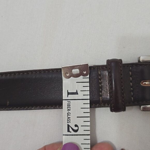 Miguel Bellido Piel Legitima Leather Classic Belt | 40 /105 Made in Spain - Picture 4 of 5